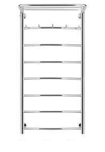 Полотенцесушитель электрический Secado Милан 4603777451318 1 КСП 100x40, L, хром