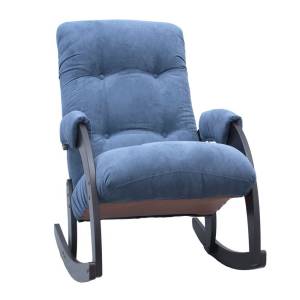 Кресло-качалка Leset Модель 67 2000000031330 Венге/Verona Denim Blue