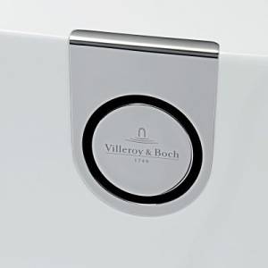 Подвод воды Villeroy&Boch Oberon UPCON0136 встроенный в перелив для ванны, хром белый