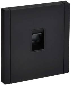 Розетка компьютерная RJ45 IEK Forte&Piano FP-K10-2-M-K02 черный