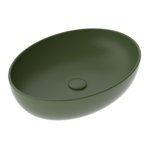 Раковина GSG Easy EALAVOV55026 оливковый матовый, 55x42 см
