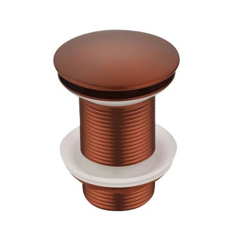 Донный клапан Boheme 612-CB клик-клак, Copper Brushed