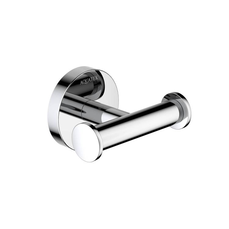 Крючок двойной Aquatek Оберон AQ4202CR хром