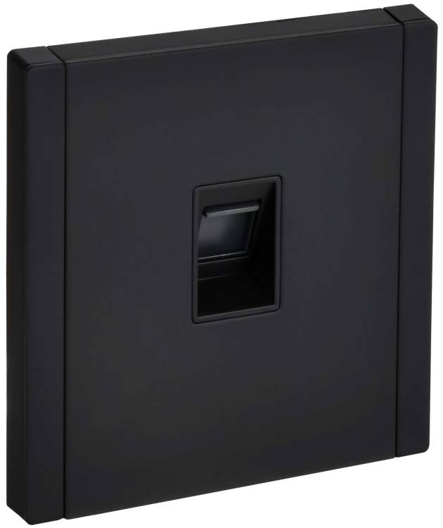 Розетка компьютерная RJ45 IEK Forte&Piano FP-K10-2-M-K02 черный