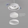Встраиваемый светильник Denkirs Flat DK2090-WH фото 3