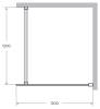 Душевая перегородка Cezares Liberta LIBERTA-L-1-120-120-C-Cr хром фото 4