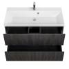 Тумба с раковиной Art&Max Verona-Push Черный, 60x100 фото 4