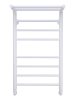 Полотенцесушитель водяной Comfysan Luce 013615 W-8 80/40 с полкой, белый матовый фото 2