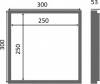 Ревизионный люк Люкер AL-KR 30x30 см, настенный фото 8