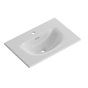 Раковина BelBagno BB-8099-3-60 белый глянцевый, 61x40x15
