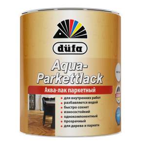 Лак паркетный на водной основе Dufa Aqua-Parkettlack глянцевый 0.75 л