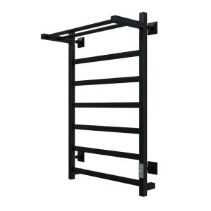 Полотенцесушитель электрический Aringa Порто AR03010BL 50x80, черный