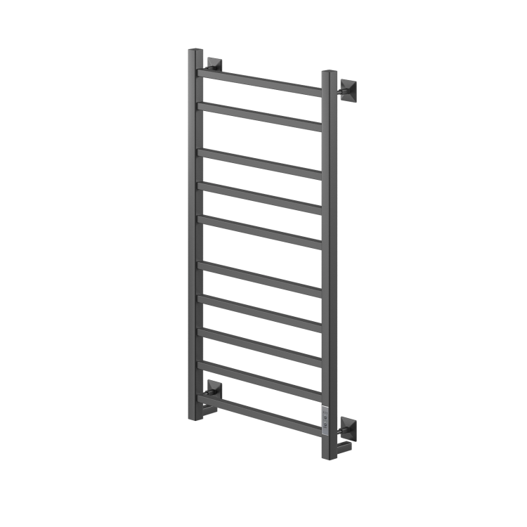Полотенцесушитель электрический Ника Step-2 100/50, черный матовый