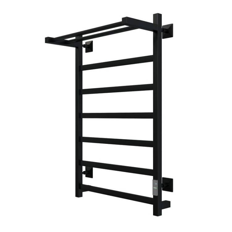 Полотенцесушитель электрический Aringa Порто AR03010BL 50x80, черный
