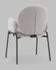 Стул Stool Group Моллек AV 338-F81-9005 светло-серый, букле, с подлокотниками фото 5