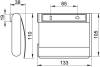 Держатель туалетной бумаги Keuco Plan 14960370000 с крышкой, черный фото 2