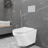 Унитаз подвесной CHARUS Torre Bianca EWC700-124W Franz D Rimless, сиденье микролифт фото 4
