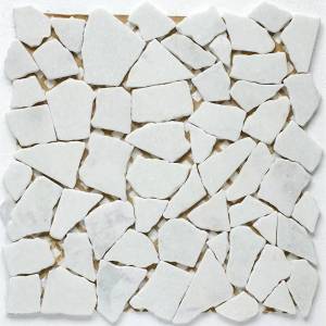 Мозаика StarMosaic Wild Stone JMST040 Split White Matt 30.5X30.5