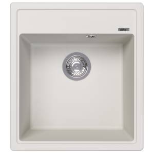 Мойка кухонная Abber Quarz AQ2901W белый, 51x46