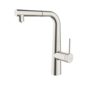 Смеситель для кухни Iddis Pure PURBNPFi05N с фильтром и выдвижным изливом, сатин