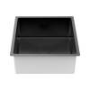 Мойка кухонная Paulmark Next 44 Uni PM214444-MBN Матовый Черный, 44x44 фото 2