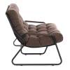 Диван Tetchair Ergo 25090 коричневый, рогожка фото 2