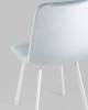 Стул Stool Group Chilly OS-2011 HLR-17 wl велюр серо-голубой (ножки белые) фото 6