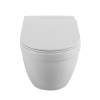 Унитаз подвесной BelBagno Senso-R BB017CH-TOR/SC безободковый, с сиденьем микролифт, белый фото 6