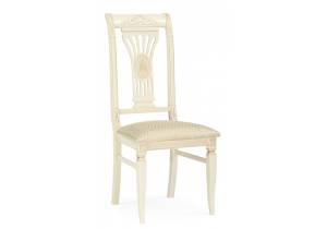 Стул Woodville Roy 621204 слоновая кость, золото патина