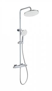 Душевая стойка Wonzon & Woghand WW-B3045-A-CR с термостатом, хром