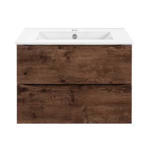 Тумба с раковиной Vincea Mia Slim VMC-2MC600S1RW Коричневый