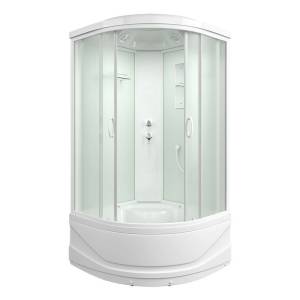 Душевая кабина Mirwell MR3509TP-C3-RUS профиль белый, стекло матовое, 90x90x215