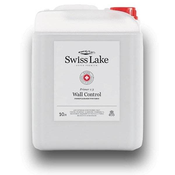 Грунтовка Swiss Lake Wall Control Primer 1:3 Водная глубокого проникновения (10л)