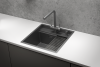 Мойка кухонная Granula Kitchen Space KS-5051 графит матовый фото 4