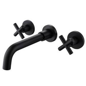 Смеситель для раковины Abber Wasser Kreis AF81121B черный матовый