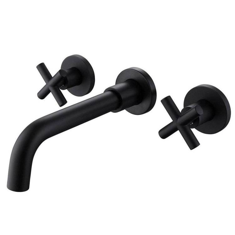 Смеситель для раковины Abber Wasser Kreis AF81121B черный матовый