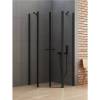 Душевое ограждение NEW TRENDY NEW SOLEO BLACK 80x80x195 K-0616 (черный) фото 2