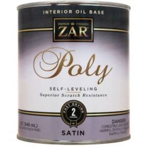 Полиуретановый лак ZAR Poly Interior Oil Base полуматовый 0.946 л