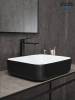 Раковина Gid Geométrico Nc366 52205 белая с черным, 50x39x13 фото 5