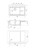 Мойка кухонная Florentina Россана 780 20.500.C0780.201 жасмин фото 2