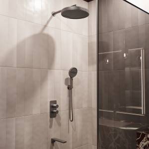 Душевой комплект Vincea Domus VSFW-5DM1GM встраиваемый, 3 режима, вороненая сталь