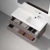 Тумба под раковину Sancos Snob R SNR120RSM правая, c двумя ящиками, Doha Soft, 119.5x44.5x50 фото 5
