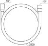 Душевой шланг Ravak SatinFlex 913.02 фото 4