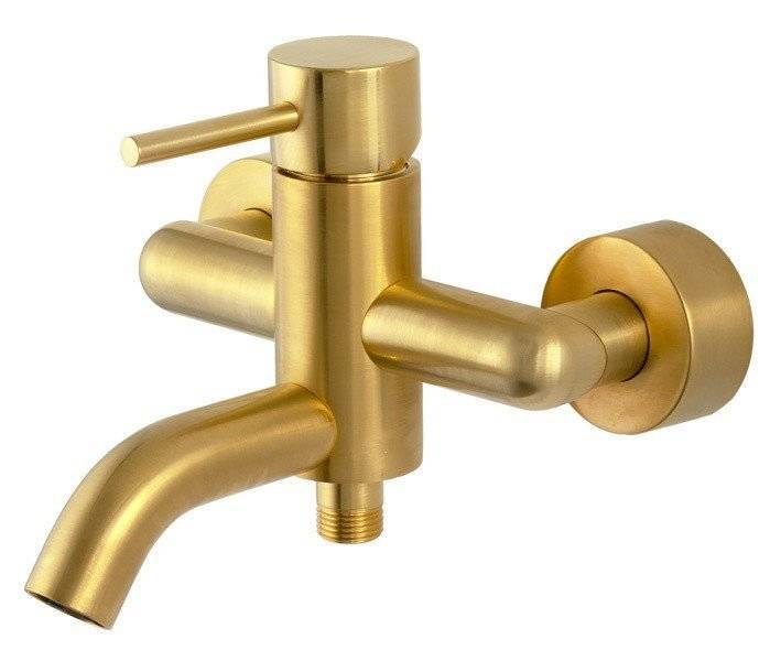 Смеситель для ванны Remer X-Style X05BG золото брашированное