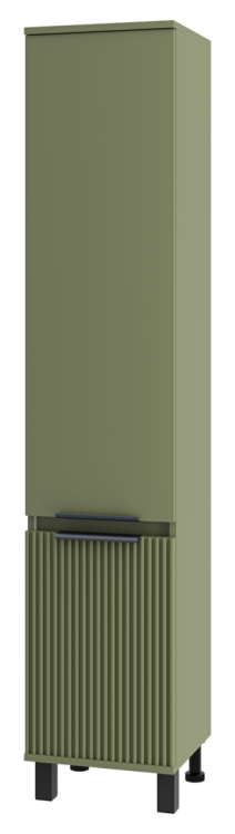 Шкаф-пенал Brevita Enfida - 35 ENF-05035-0801L левый, зеленый матовый