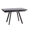 Стол Tetchair Vigo 19730 мрамор чёрный/чёрный 80x75x120