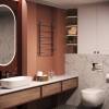 Полотенцесушитель водяной Aringa Римини AR03021CH 50x80, хром фото 3