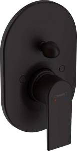 Смеситель для ванны с душем Hansgrohe Vernis Shape 71458670 черный