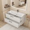 Тумба с раковиной Uperwood Foster New KFosterNEW100w подвесная, белая, 100 см фото 5