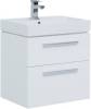 Мебель для ванной Aquanet Nova 60 2 ящика, белый глянец фото 2